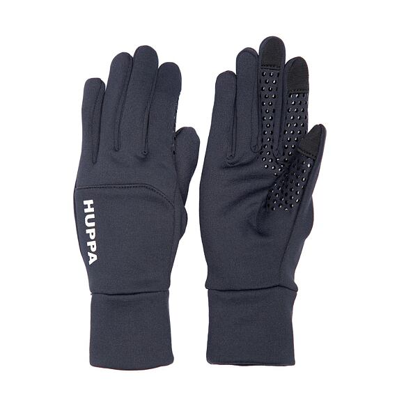 Dětské softshellové rukavice Huppa Rooney black - prstové