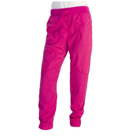 Dětské softshellové kalhoty Fantom s dvojitými koleny růžové - letní softshell