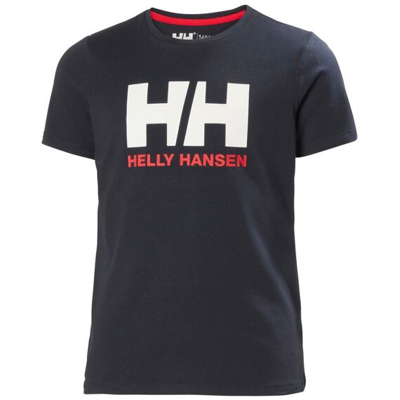 Juniorské tričko Helly Hansen JR logo - navy