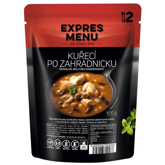 Kuřecí po zahradnicku Expres menu 2 porce