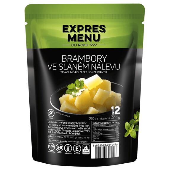 Brambory ve slaném nálevu Expres menu 2 porce