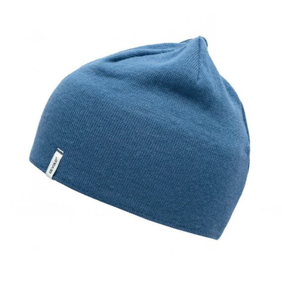 Dětská funkční čepice s merinem Devold Beanie Friends blue