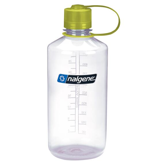Lahev Nalgene Narrow Mouth 1000 ml Clear/green clos