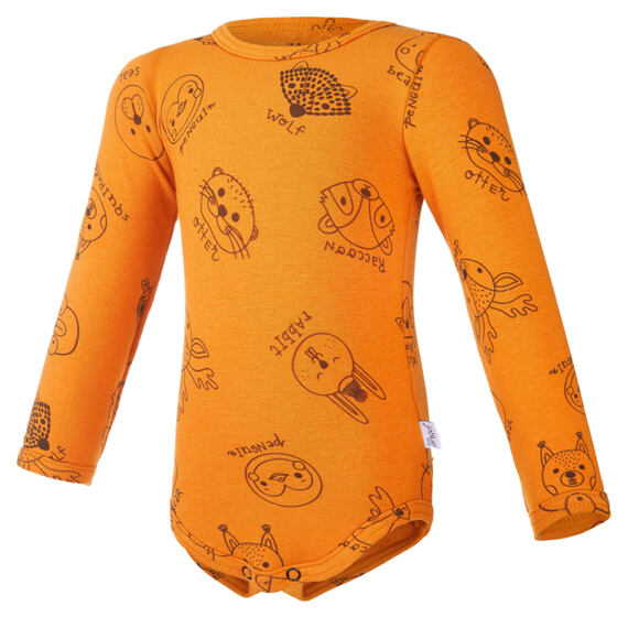 Dětské body Little Angel smyk DR Outlast® Medová zvířátka