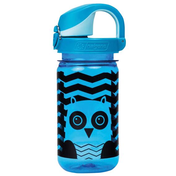 Dětská lahev Nalgene Clear Kids OTF 350 ml Blue owl sustain