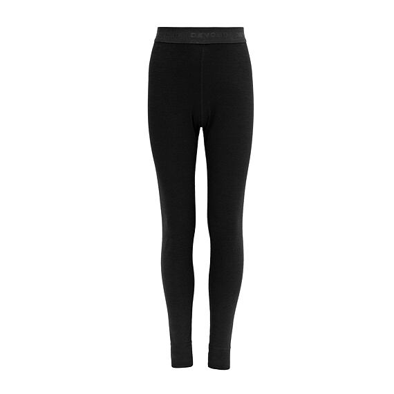 Juniorské funkční kalhoty s merinem Devold Duo active black