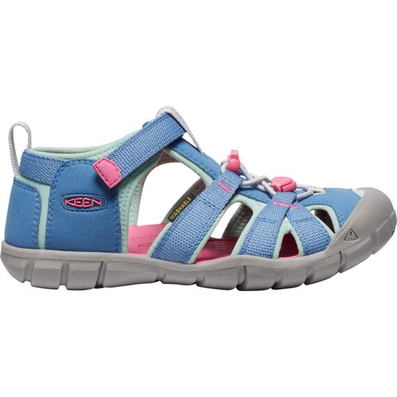 Dětské sandály KEEN Seacamp II CNX - coronet blue/hot pink