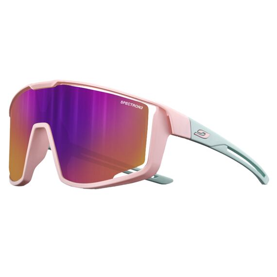 Dětské sluneční brýle Julbo Fury S SP3 CF Pastel pink / Pastel blue - 8-12 let