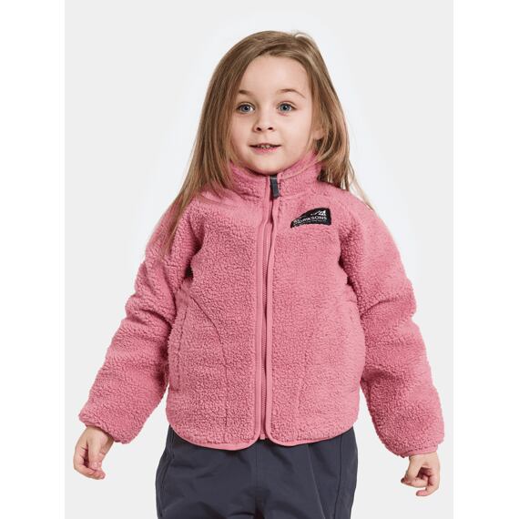 Dětská fleecová mikina Didriksons Gibbs heather pink