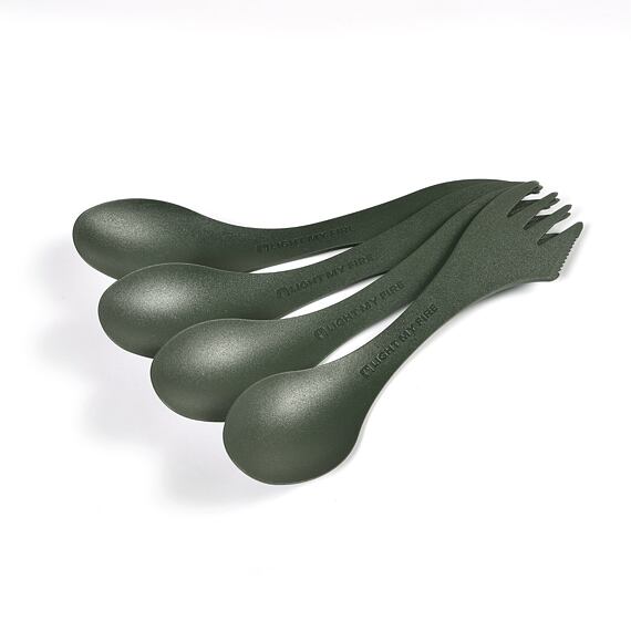 Cestovní příbor Light my fire Swedish Spork original 4-pack sagegreen