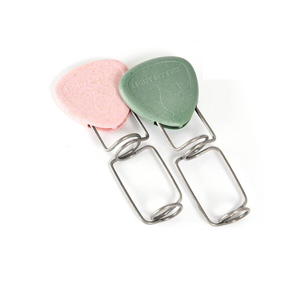 Univerzální vidlička na opékání Light my fire GrandPa´s FireFork 2-pack sandygreen/dustypink 2 kusy