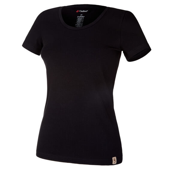 Dámské UV tričko BARIDI wear Outlast® KR tenké - černá