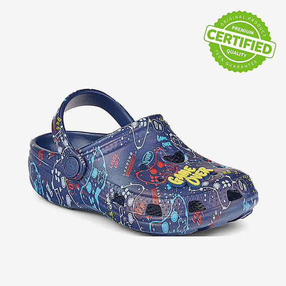 Dětské sandály Coqui Big frog navy game + amulet