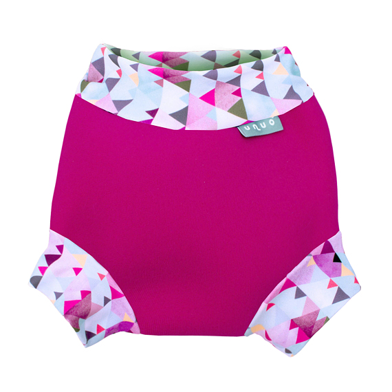Dětské plenkové plavky Unuo Swim Nappy Mini trojúhelníčky holka