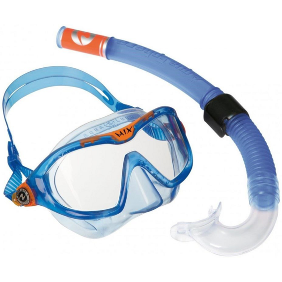 Dětský šnorchlovací a potápěčský set Aqualung COMBO MIX + SNORKEL modrý - od 4 let.