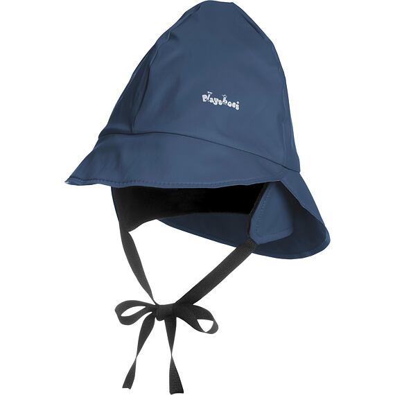 Dětský klobouk do deště Playshoes s fleecem tmavě modrý