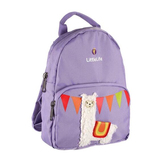 Dětský batoh s bezpečnostním vodítkem LittleLife Friendly Faces Toddler Backpack Lama 2 l