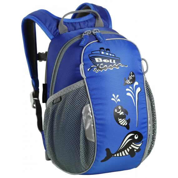 Dětský batoh Boll Bunny dutch blue 6 l s plyšákem Myškou