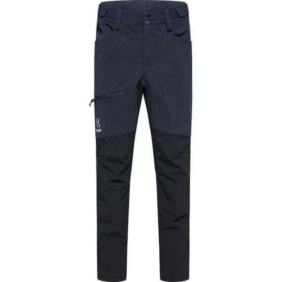 Juniorské outdoorové kalhoty Haglöfs Rugged  tm.modrá/černá