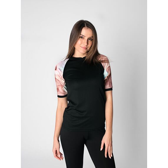 Dámské funkční UV tričko Drexiss CoolMax Marble krátký rukáv