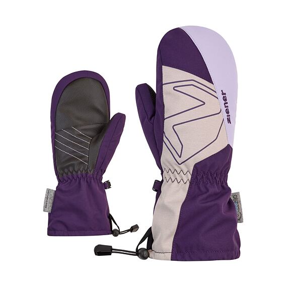 Dětské zimní rukavice Ziener Lavalino AS AW Jr dark violet - palčáky
