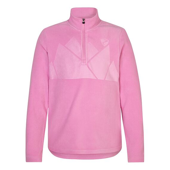 Dětská fleecová mikina Ziener Jonki Jr - fuchsia pink