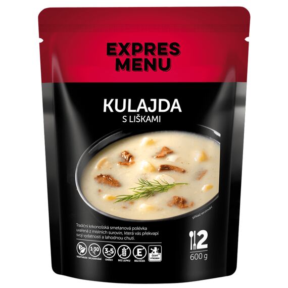 Kulajda s liškami Expres menu 2 porce