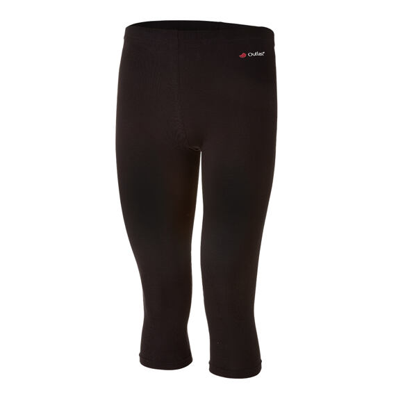 Juniorské 3/4 UV legíny BARIDI wear Outlast® tenké - černé