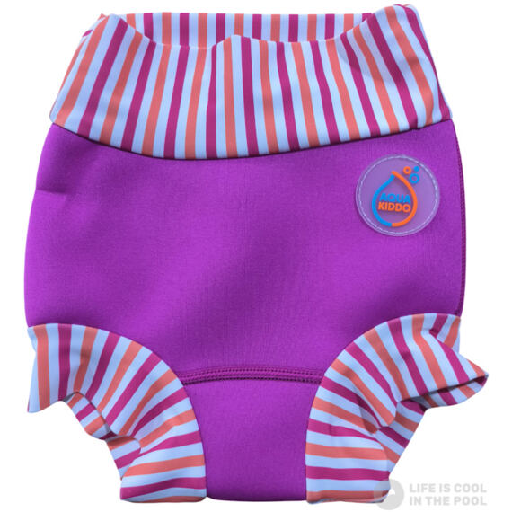 Dětské plenkové plavky AquaKiddo Swim Nappy neon pink