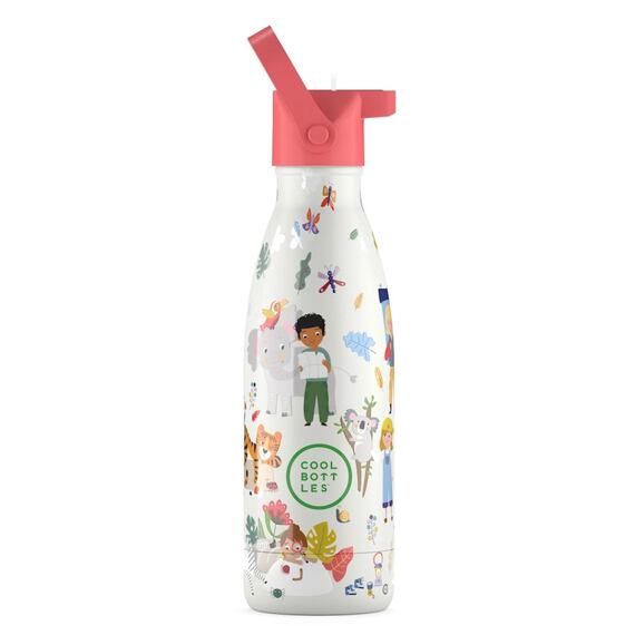 Dětská termoska Cool Bottles Kids 3D Curious explorer třívrstvá 350 ml