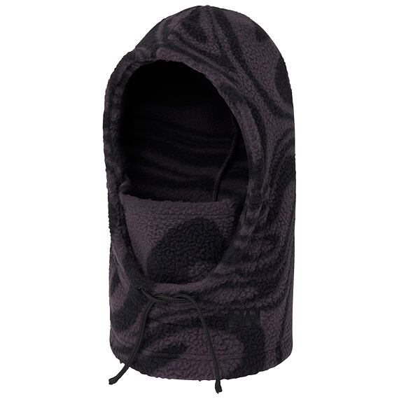 Kukla přes helmu Helly Hansen Overhelmet hood - black grape swirl aop