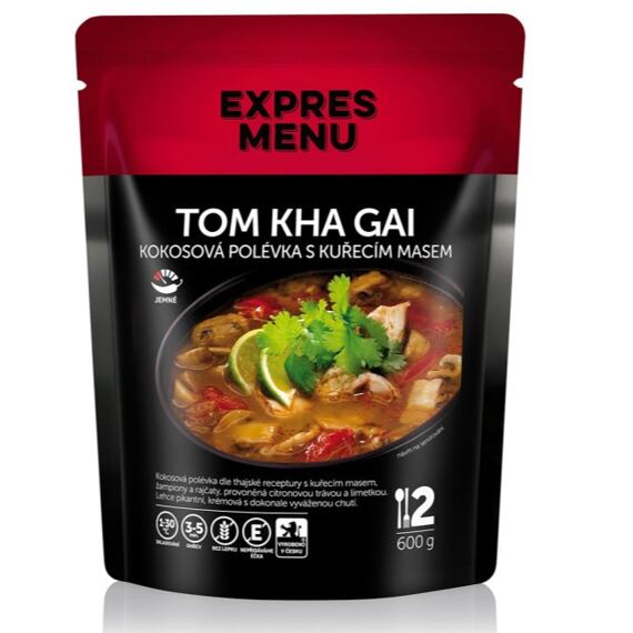 Thom Kha Gai - kokosová polévka s kuřecím masem Expres menu 2 porce