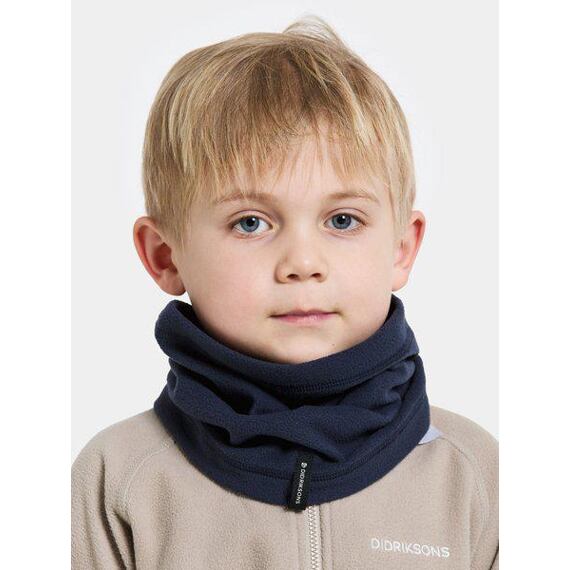 Dětský fleecový nákrčník Didriksons Monte neckwarmer navy 2 pack