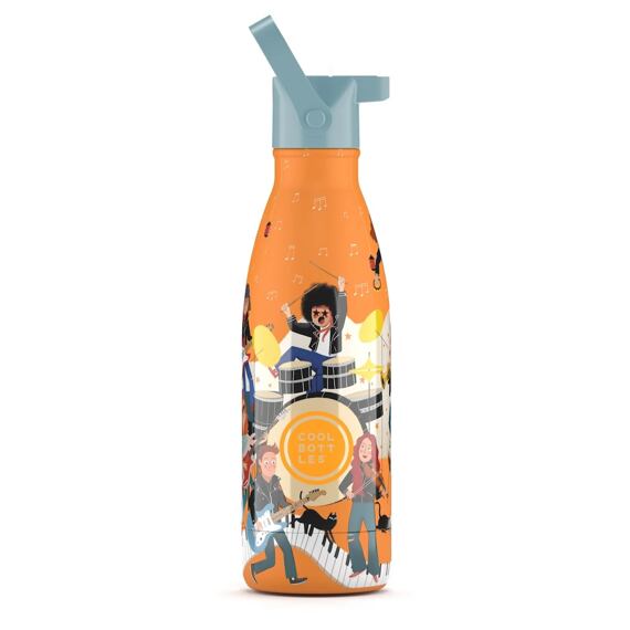 Dětská termoska Cool Bottles Kids 3D Music Beat třívrstvá 350 ml
