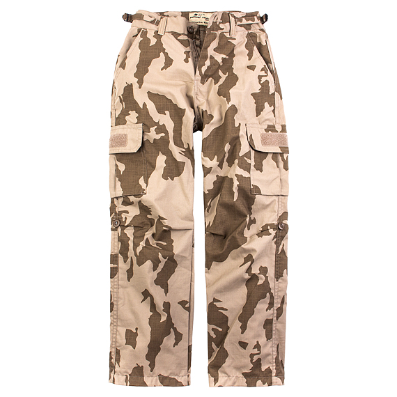 Dětské army kalhoty s redukcí Petreq maskáč RS CZPB