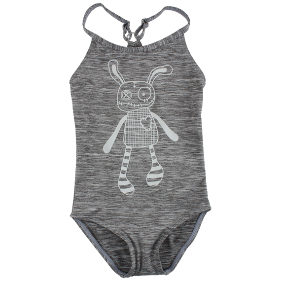 Dívčí plavky jednodílné Small Rags s UV50 zajíček