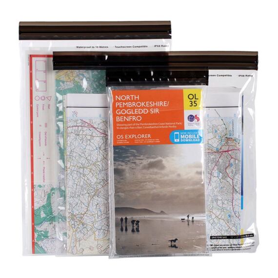 Vodotěsný obal Lifeventure DriStore LocTop Bags - Maps