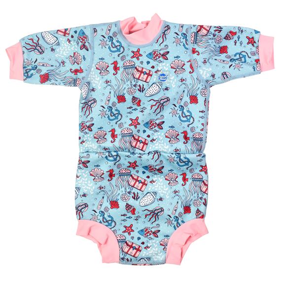 Dětské neoprénové UV body s krátkým rukávem Splash About Moře