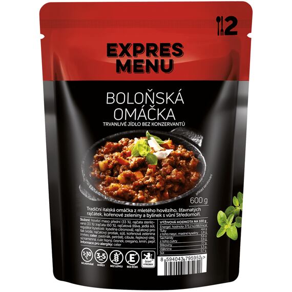 Boloňská omáčka Expres menu 2 porce