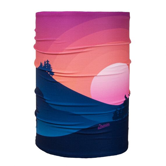 Dětský funkční nákrčník Drexiss Pink hills