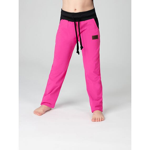 Dětské outdoorové kalhoty Drexiss pink