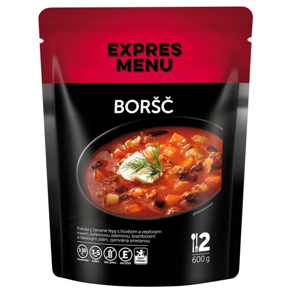 Boršč Expres menu 2 porce