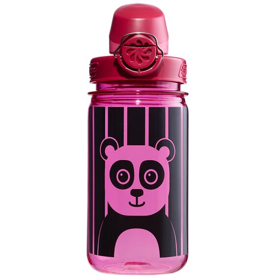 Dětská lahev Nalgene Clear Kids OTF 350 ml Pink panda sustain
