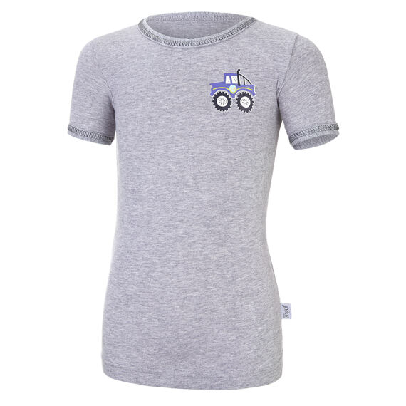 Dětské UV tričko Little Angel Outlast® KR tenké - šedý melír