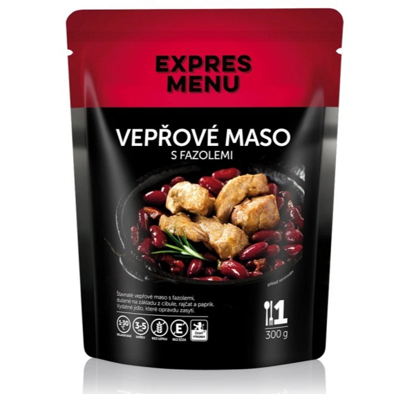 Vepřové maso s fazolemi Expres menu 1 porce