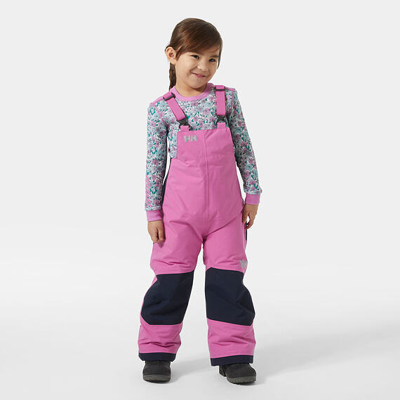Dětské zimní kalhoty Helly Hansen K Rider 2 ins bib rostoucí - meta pink