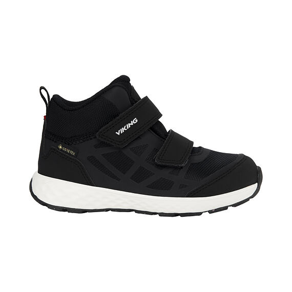 Dětské boty Viking Veme Reflex mid GTX 2V black - nepromokavé