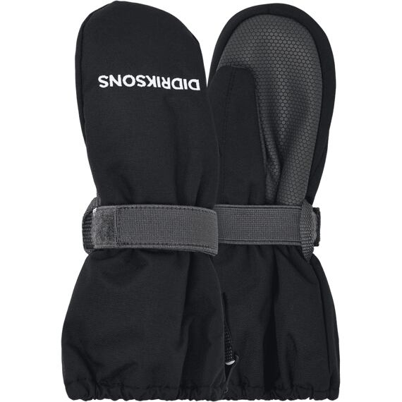 Dětské zimní rukavice Didriksons Biggles Zip black - celorozepínací palčáky