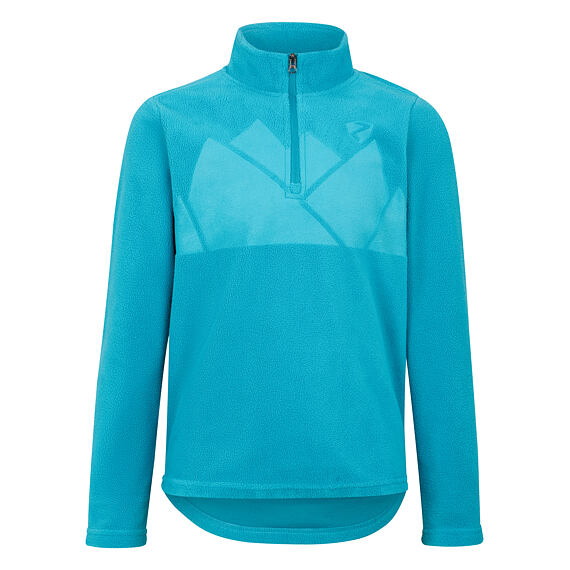 Dětská fleecová mikina Ziener Jonki Jr - aqua breeze