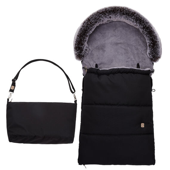 Fusak DE LUXE Little Angel 5bod Outlast® - černá/šedá